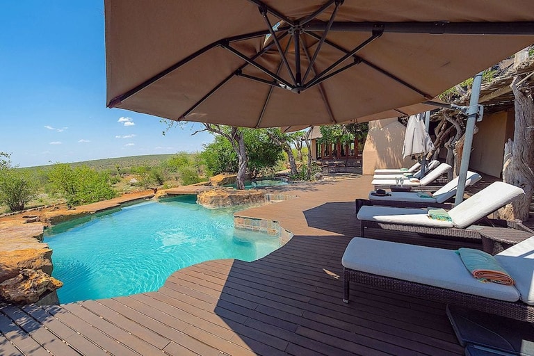 Luxury lodge accommodation at Madikwe